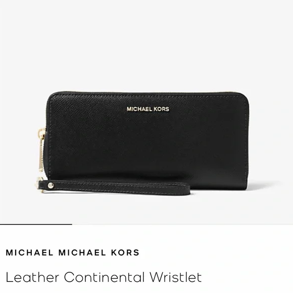 🖤 MICHAEL KORS BLACK WALLET - Picture 1 of 6